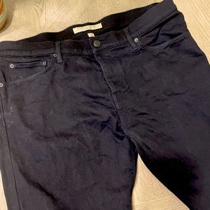 Men Burberry black jeans - warn twice